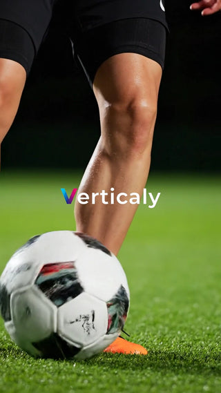 サッカーボール、足元を捉えて