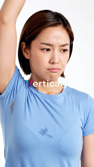 汗染みで困る女性