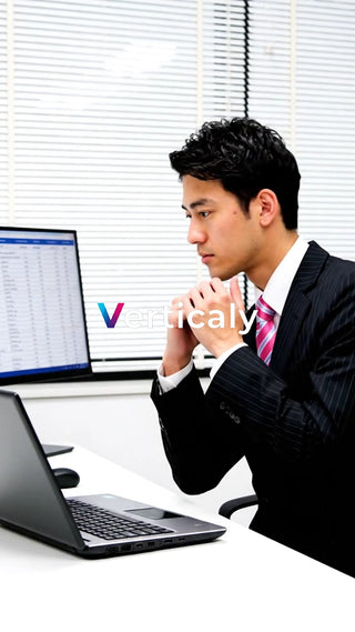 集中するビジネスマン