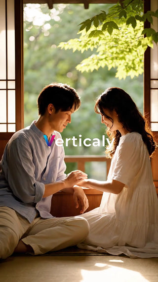 寄り添う二人、穏やかな時間