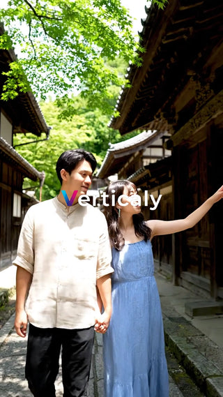 古都の街並みを歩く