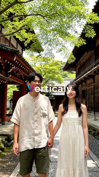 古都散策、手繋ぎデート