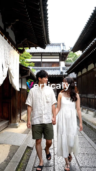 古都散策、手繋ぎデート