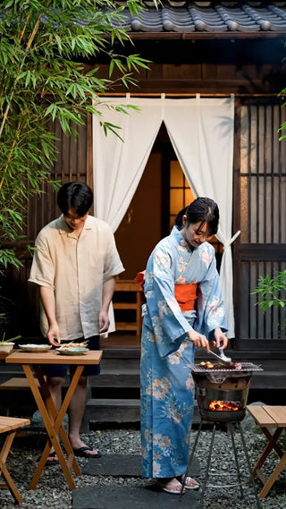 縁側BBQ、夏の思い出