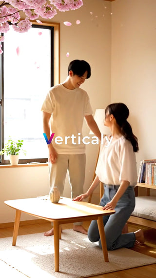 春の日の二人、穏やかな時間