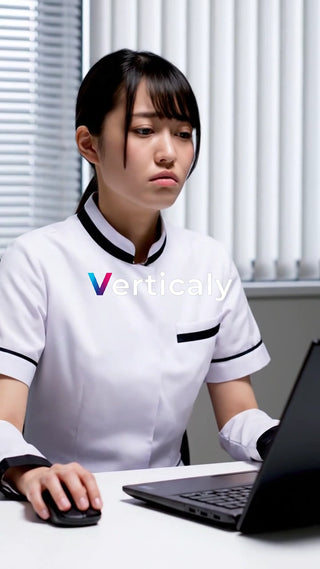 オフィスで作業する女性