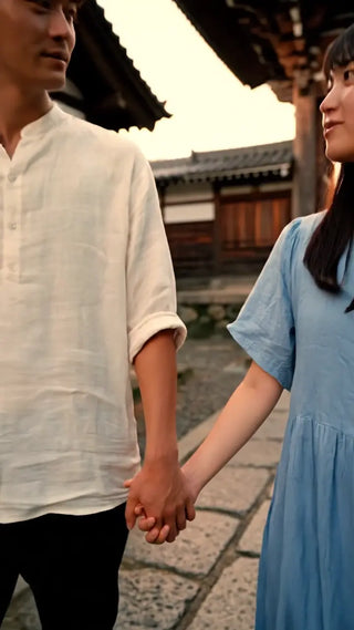 古都散策、手繋ぎデート