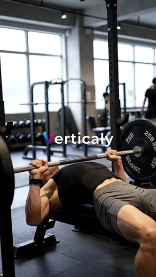 ベンチプレス、筋トレ風景