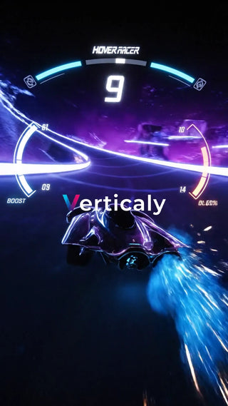 未来都市を駆けるレーサー